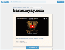 Tablet Screenshot of barnumyay.com